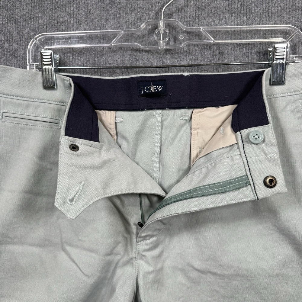 Lot of 2 J.Crew Mens Chino Shorts W36 Blue Green Flat Front Casual - Picture 9 of 16